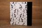 Preview: Pinguin Fotoalbum schwarz weiß mit Leinenrücken